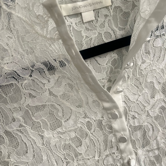 Jonathan Simkhai Long sleeve Lace bodysuit - Picture 7 of 9